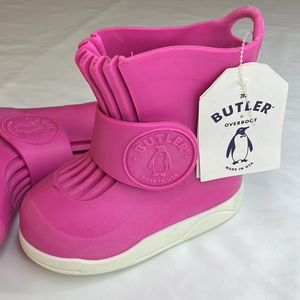 Rare Butler overboot pink-playful rain boot 7-8-9